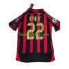 Fotballdrakt AC Milan KAKA 8 Retro Hjemmetrøye 2006-2007 Kortermet